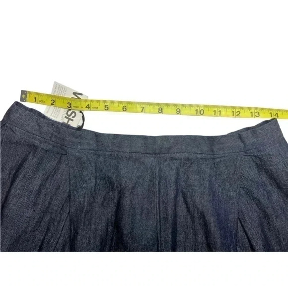 GAP DENIM/CHAMBRAY PLEATED MINI SKIRT WOMEN’S•DARK WASH•SIZE 6•100% COTTON•NWT - Picture 8 of 8